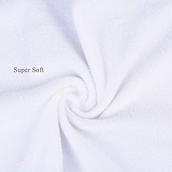 Mars wings MICROFIBER FACE TOWEL FACE CLOTH FACIAL WASH CLEANSING CLOTH MAKEUP REMOVER FOR FACE 8 PACK (12 X 12 INCH) SUPER ABSORBENT QUICK FAST DRYING SOFT ECO-FRIENDLY TOWELS (WHITE) - Image 3